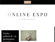 Tablet Screenshot of online-expo.fr